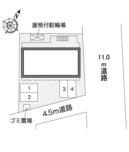 ★手数料０円★上尾市緑丘　月極駐車場（LP）